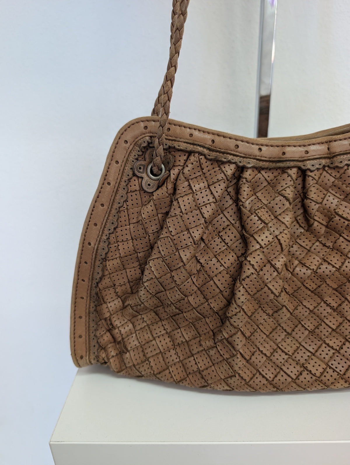 Bottega Veneta Vintage Weave Shoulder Bag
