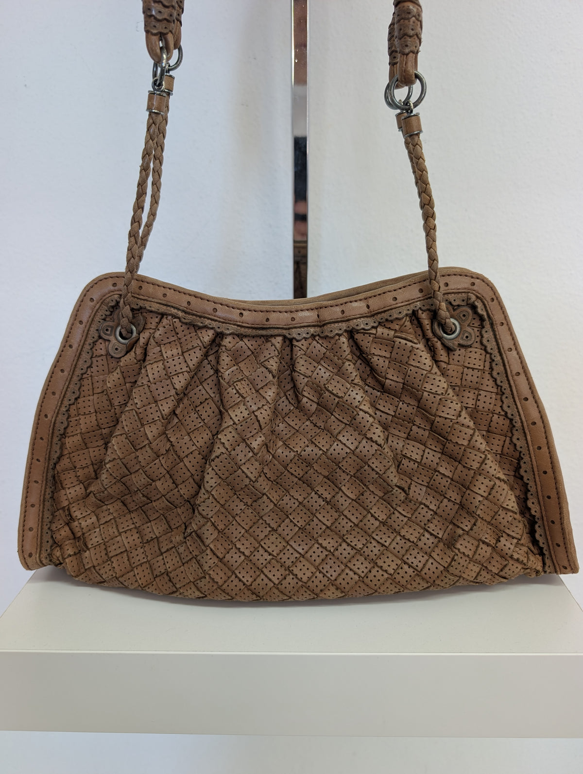 Bottega Veneta Vintage Weave Shoulder Bag