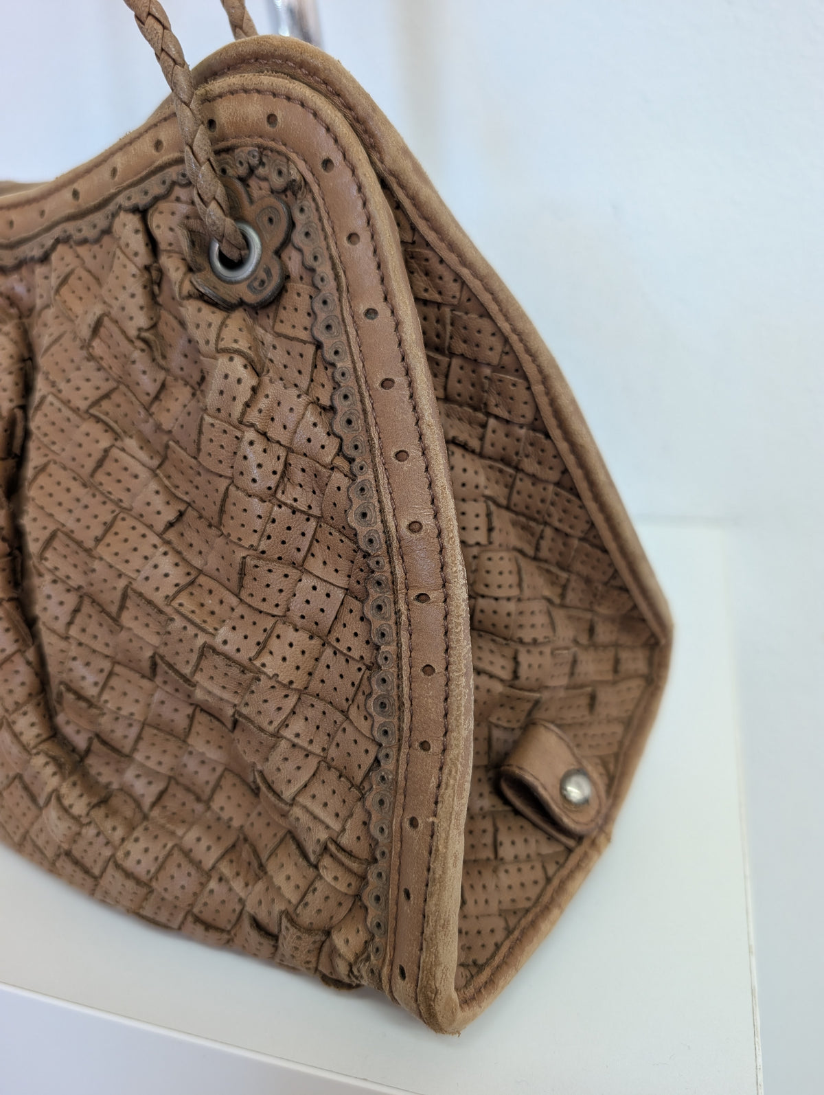 Bottega Veneta Vintage Weave Shoulder Bag