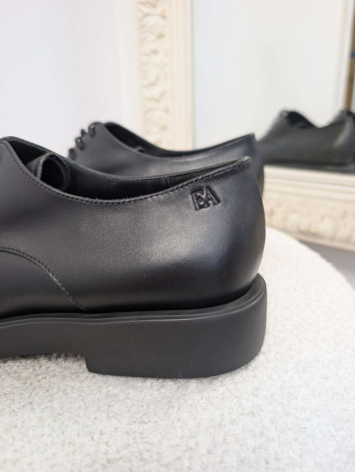 Emporio Armani Lace Up Derby Shoes. Size 38.