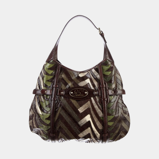 Gucci Python Patchwork Handbag