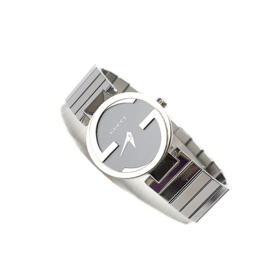 Interlocking-G Silver Stainless Steel Watch