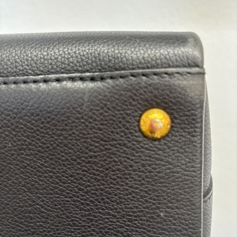 Louis Vuitton Lockmeto Black Leather Bag