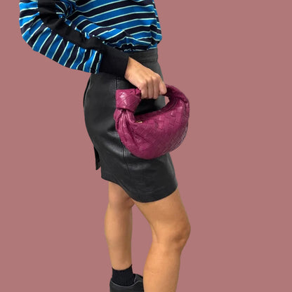 Bottega Veneta Mini Jodie Ruby