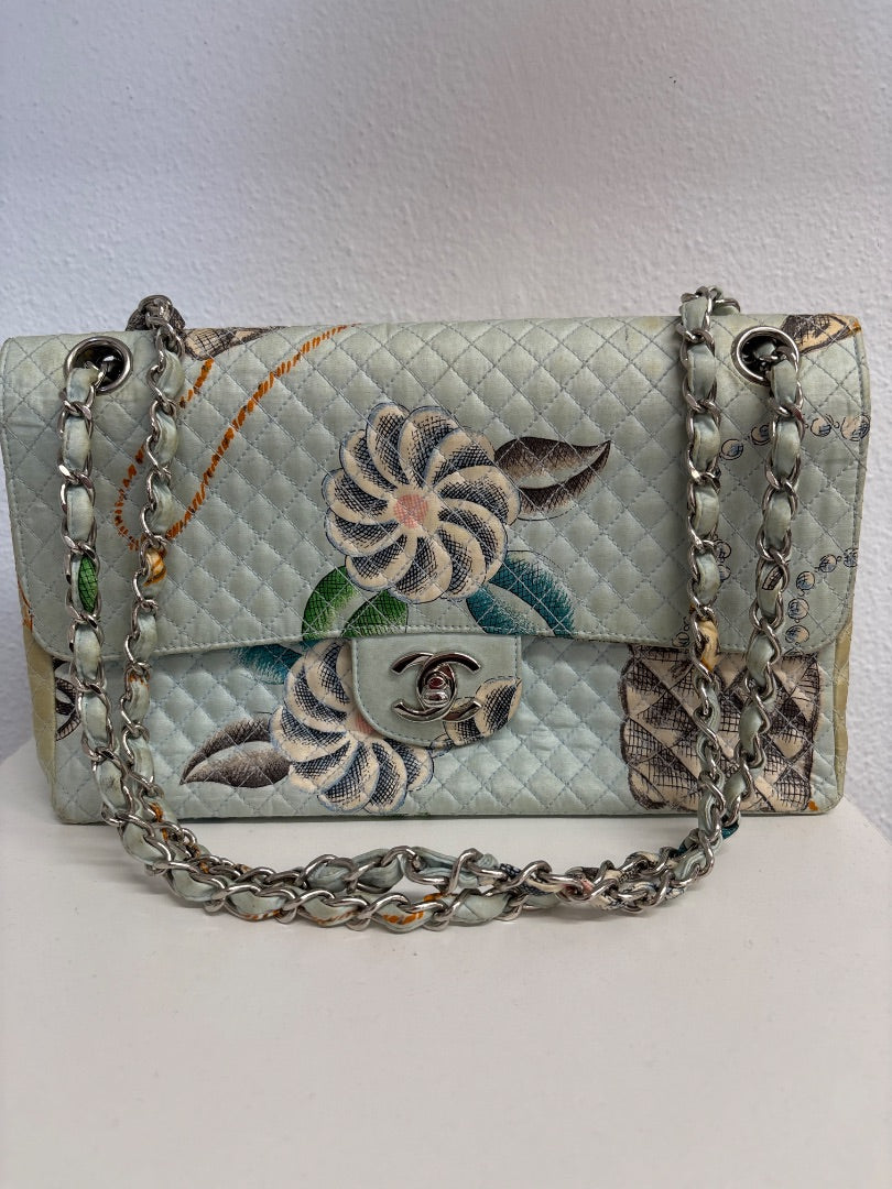 1996 Canvas Blue Flap, Chanel